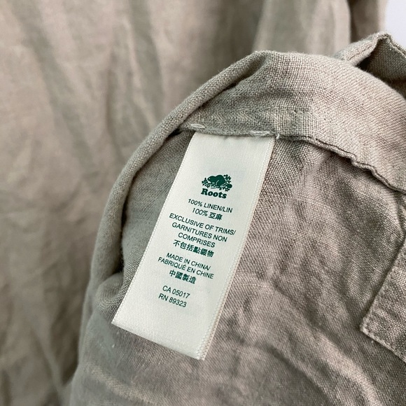 Roots linen tunic dress sz- small - Picture 4 of 5